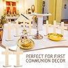 Beeveer 48 Pcs Nativity Wooden Crosses for Baptism, Unfinished for Centerpieces Standing for Crafts Rustic Wood Cross First Communion Baptism Christmas Decorations(Classic) #3