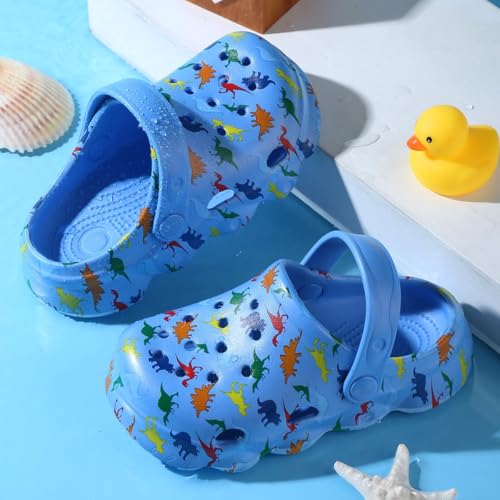 Image of Girls' Clogs for Toddlers & Kids Lightweight Garden Shoes Breathable Slip-on Slides Sandals Slippers Children's Beach Water Shoes