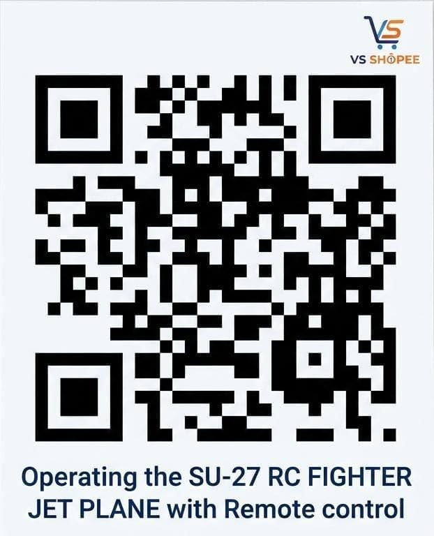 Image of SU-27 RC Fighter Jet: 2.4GHz High-Speed RC Airplane with LED Lights, 6-Axis Gyro & Durable EPP Foam - Easy to Fly Electric Aircraft Toy for Kids, Beginners & Adults (SU-27 RC Fighter Jet)