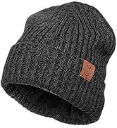 OZERO Winter Beanie Mütze,Thermo Strickmütze Laufmützen Wintermütze für Herren und Damen