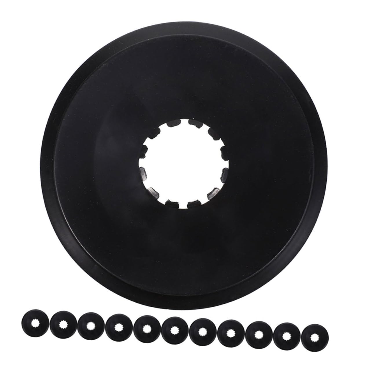 SUPVOX 12Pcs Bike Chain Protector Mountain Flywheel Protection Lightweight Rear Derailleur Cover for Cycling Adventures