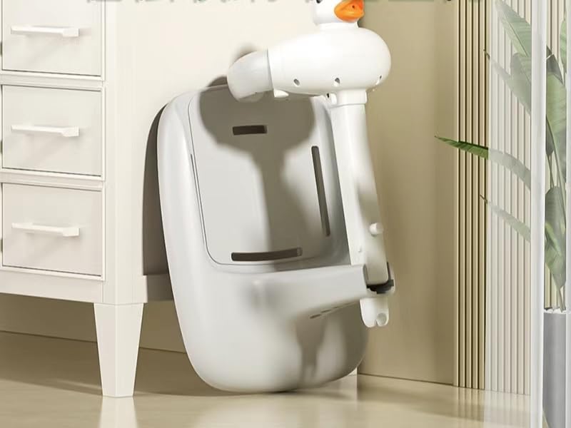Support de baignoire pour bébé pliable et réglable pour le bain du soir