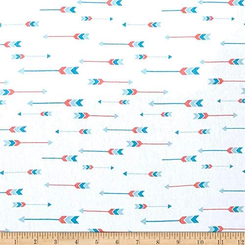Fabric Merchants Cotton Lycra Stretch Jersey Knit Arrows Multi