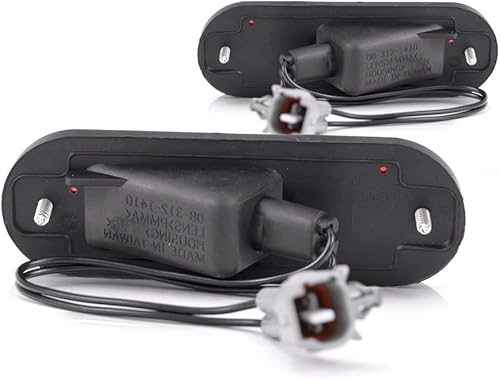 Miniatura 2 de Para Toyota RAV4 1996 97 98 99 2000 Conjunto de luz de marcador lateral lado del conductor y del pasajero  Par  Trasero  Rojo  Reemplazo para