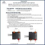 Supplying Demand WE4M519 WE4M315 Remplacement de l'interrupteur rotatif de démarrage pour le séchage des vêtements