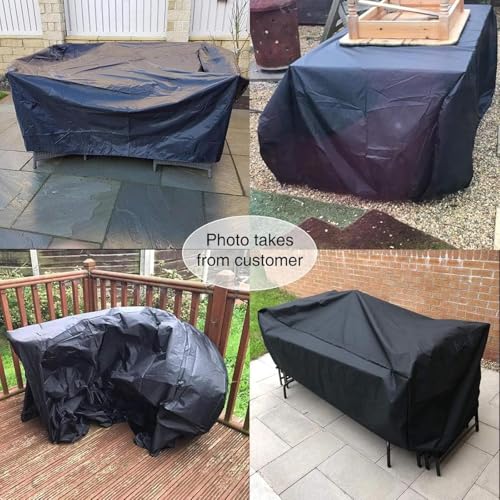 Bâche jardin 420D Oxford de qualité supérieure pour table extérieure - 8