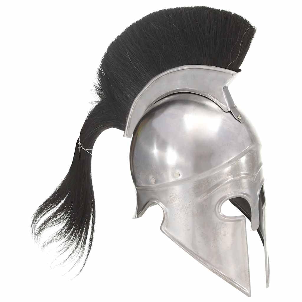 Replika greckiego kasku w stylu antycznym - stalowa zbroja LARP
