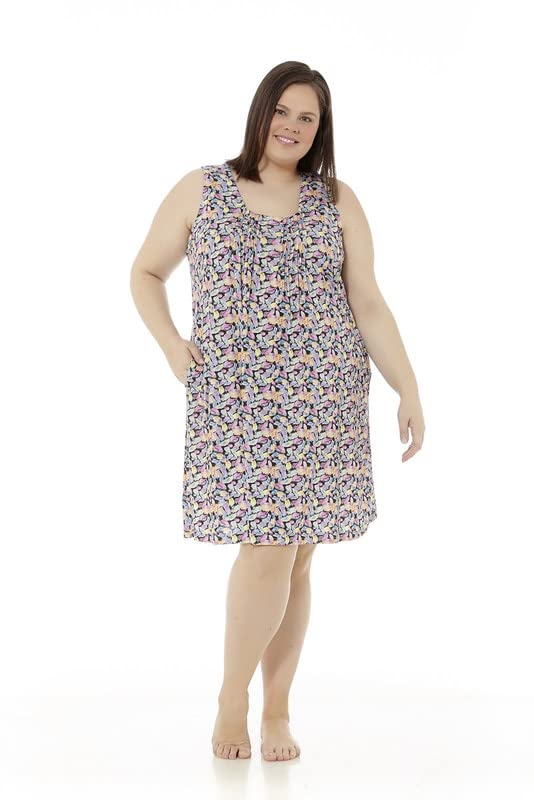 mabel intima Vestido de Verano para Mujer en Talla Grande | Tirantes | Tallas Grandes 50-70 | 2XL - 7XL | Primavera/Verano | Vestido Casual para Vestir de Dia o noche