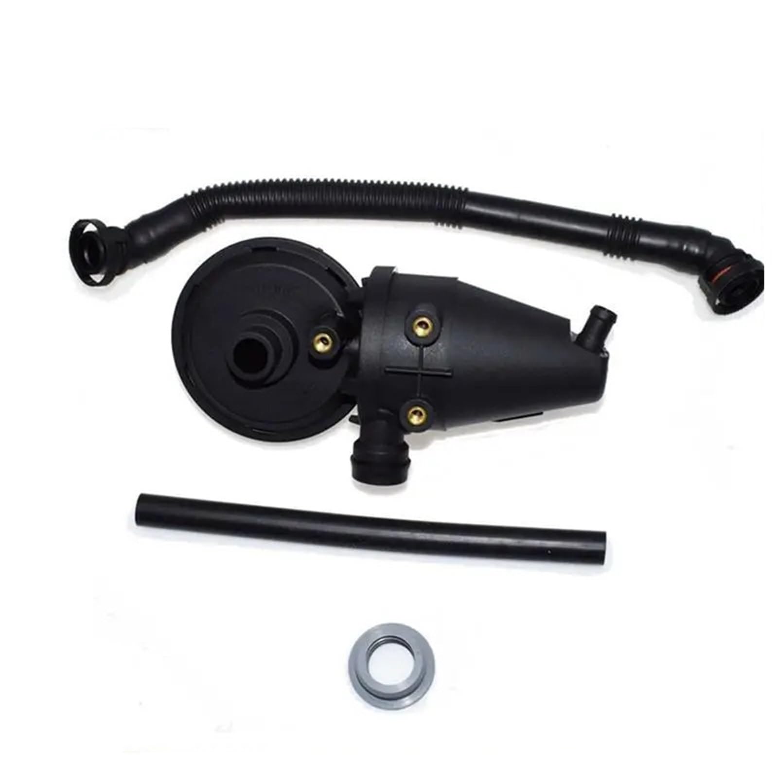 Engine Oil Separator AB59-Crankcase Oil Separator PCV Vent Valve Kit Breather Hose Parts Fit for BMW E36 E39 11151740393