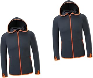 TENDYCOCO Roupa UV 2 Peças Roupas De Pesca Casaco Anti-Uv Proteção Solar Com Capuz Roupas Respiráveis Casaco De Pesca Com Roupas Ao Ar Livre