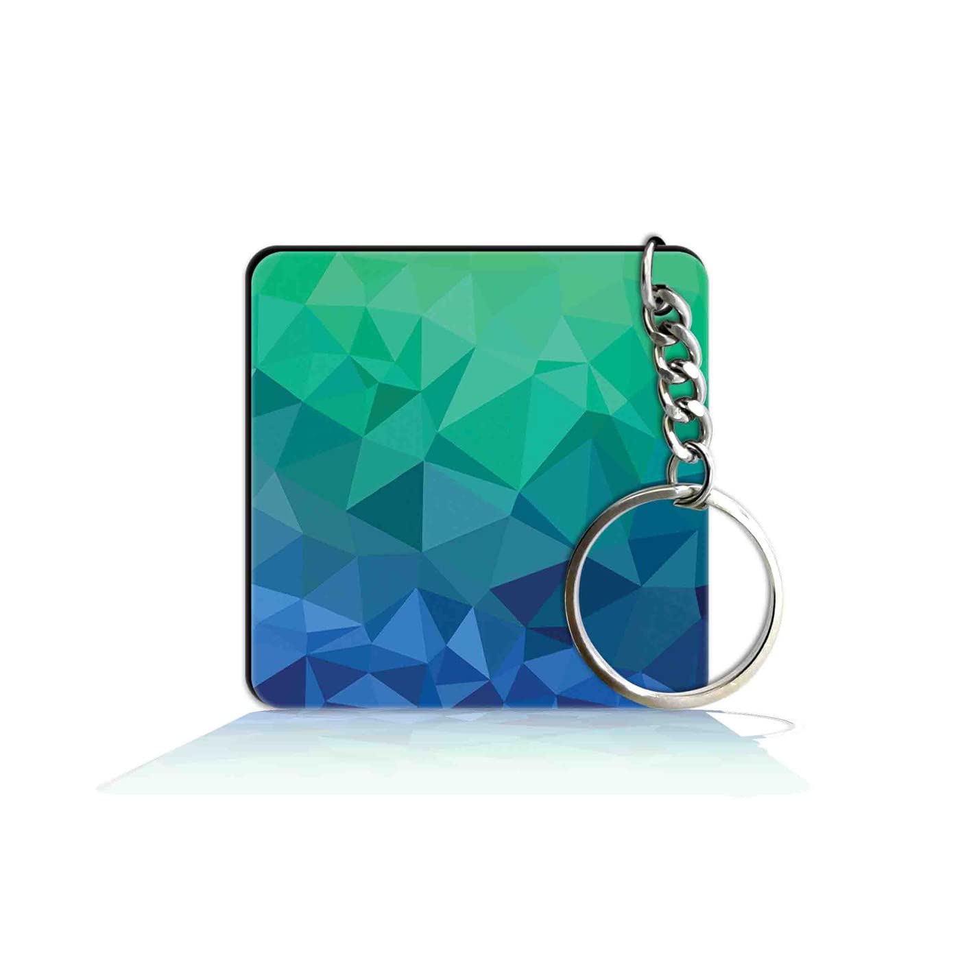 party gift Printed Square Keyring Keychain for Bag Wallet Purse Bike Car Cycle Lock Key House Keys 135-picture-44
