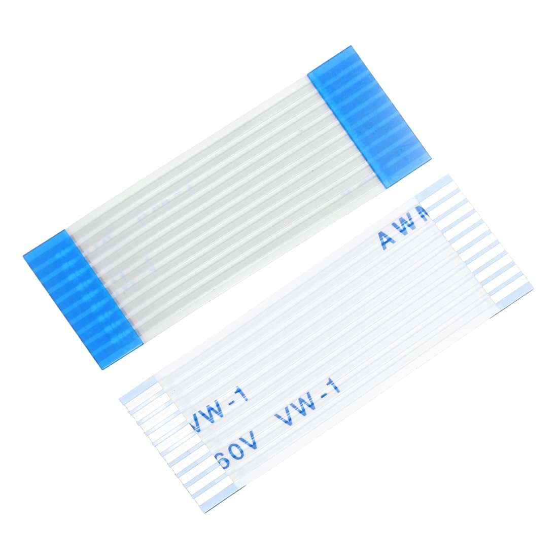 uxcell 5pcs FFC Flexible Flat Cable, 10 Pins 1 mm Pitch A Type 30mm FPC FFC Flexible Ribbon Cable for LCD TV Car Audio DVD Player Laptop