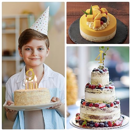 10 Pezzi Decorazione per Torta con Numero 0-9
