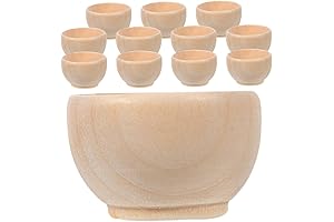 Mini Wood Bowls for Endless DIY Crafts and Embellishments