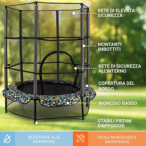 Klarfit Rocketkid - Tappeto Elastico per Bamabini