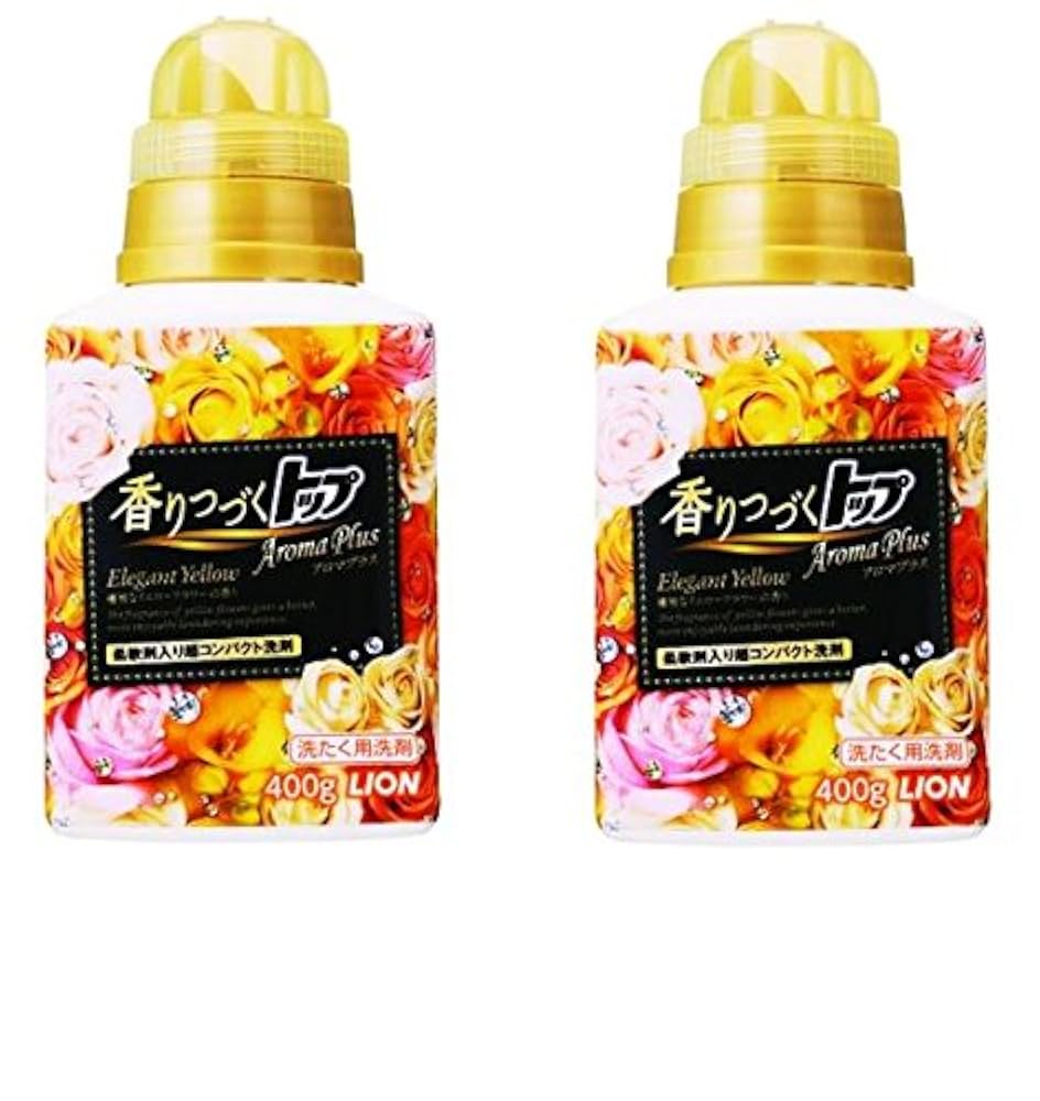 香りつづくトップ Aroma Plus エレガントイエロー　320g×2パック Amazon | 香りつづくトップ Aroma Plus Elegant Yellow つめかえ