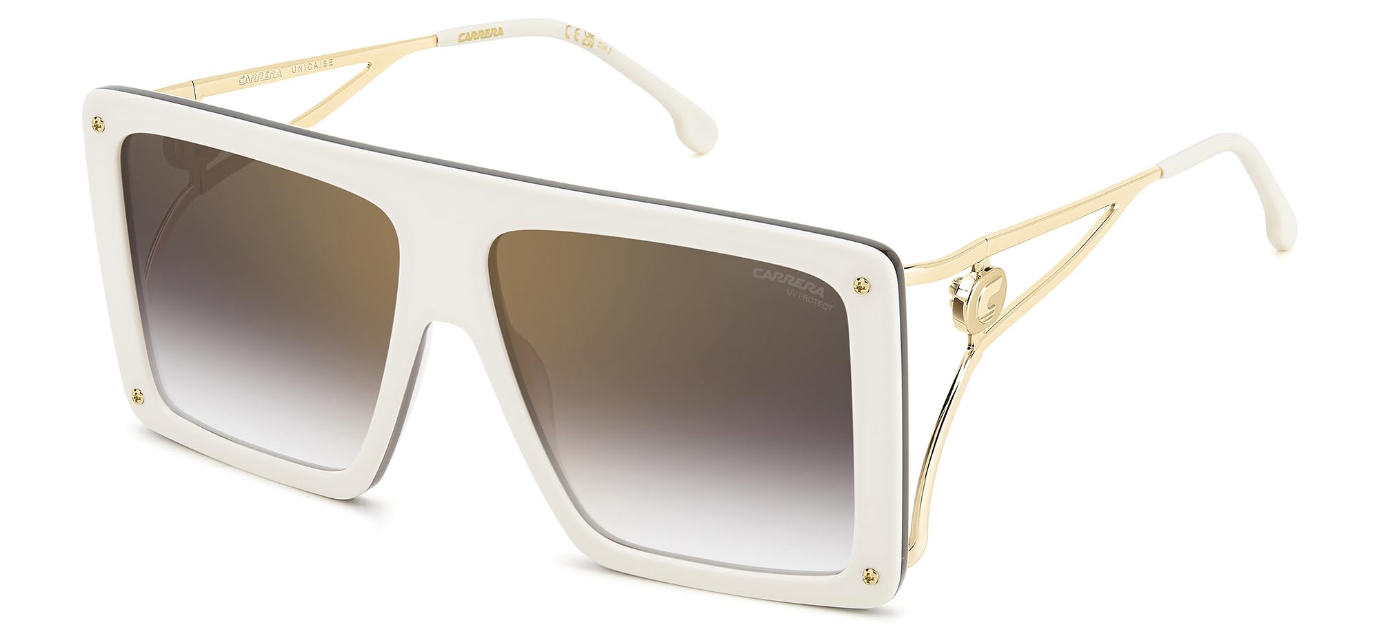 Occhiali Da Sole Carrera Ca Unica/Se Ivory/Gold Mirror On Brown Shaded 60/14/130 Donna-image