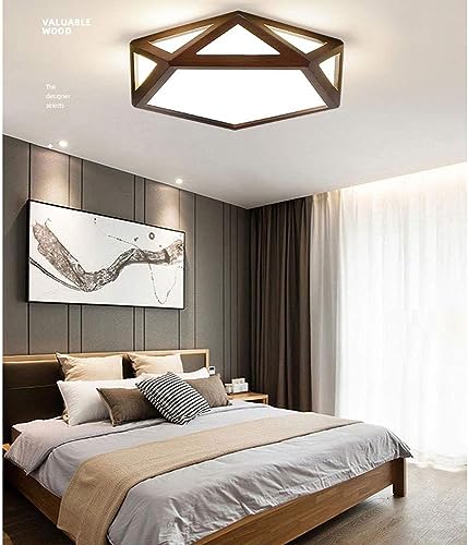 Lustre LED géométrique à multiples facettes pour plafond - 3