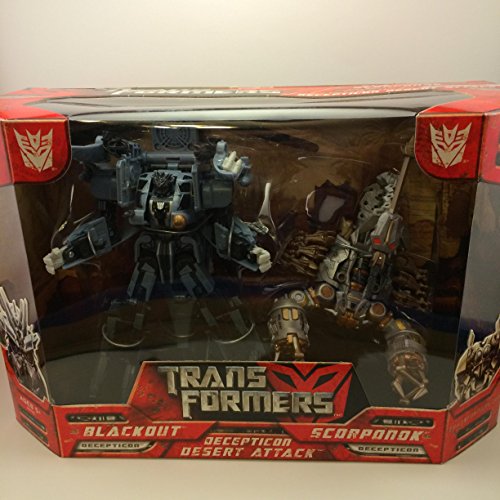 Transformers Movie Figures: Blackout & Scorponok Desert Attack 2-Pack