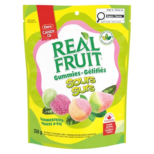 REALFRUIT Sours Summerfruit Burst Candy 350 gramos miniatura 1
