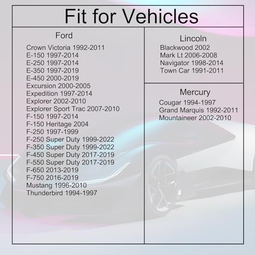 Image of RT1254,7L3Z-8575-D Thermostat Fit for Ford Crown Victoria E150 E250 E350 E450 Excursion Expedition Explorer Sport Trac F150 F250 F350 F450 F550 F650 F750 Mustang Thunderbird,Lincoln,Mercury