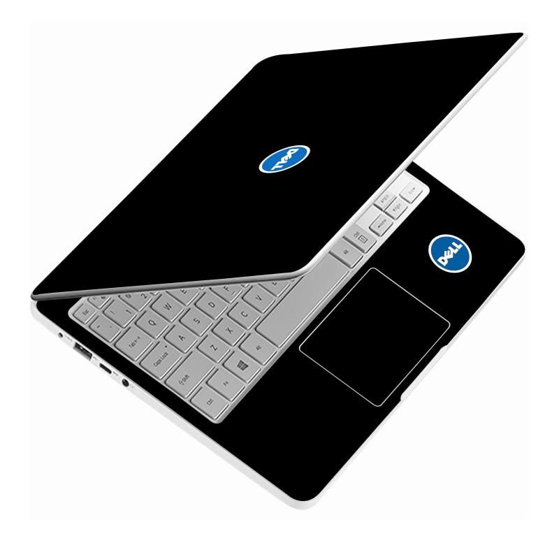 Glossy Designs Full Body Laptop Skin Upto 15.6 inch Sticker Compatible for Dell/HP/Lenovo/Acer/Sony All Laptop Size Upto 14 to 15.6 Inch - Navy Dell On Black (B09TFK78QW) Amazon Price History, Amazon Price Tracker