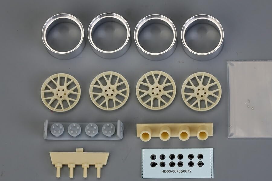 プラモデルホイール「バラ売り」 Amazon | ホビーデザイン HOBBY DESIGN 1/24 19インチ レジン製 CH-R2
