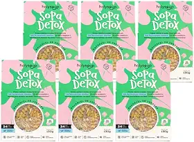 Kit 6X: Sopa Detox Sem Glúten Holysoup 130g