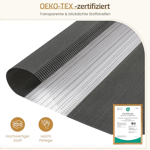 Grandekor Doppelrollo Klemmfix ohne Bohren 90x230 cm (Stoffbreite 90 cm) – Ansicht 2