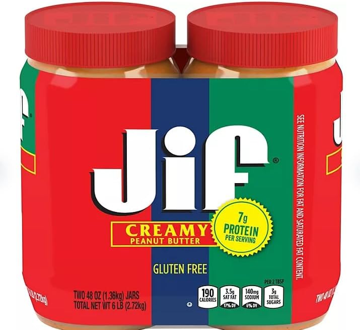 Creamy Peanut Butter, 48 oz., 2 pk.
