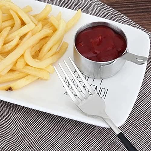 Gravy Boat Sauce Jug Food Snack Sauce Cup Pot Taste Dish with Handle Thickened Vinegar Coffee Milk Plate Containers Tableware (Color : Large)