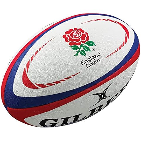 Gilbert England Rugby Replica Ball Size 5 Cover