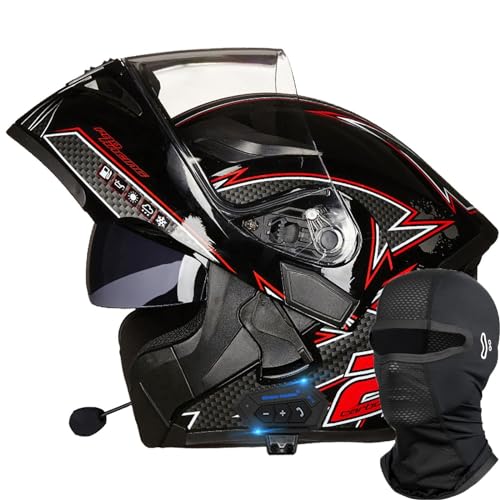 Casques de moto modulaires Bluetooth en taille S pour homme et femme