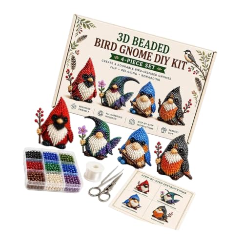 Figuras con cuentas de Msioytog para manualidades guiadas de decoración en casa