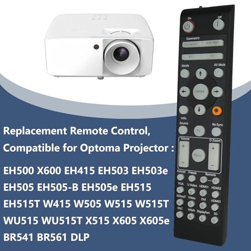 Télécommande de rechange projecteur Optoma EH500 X600 W515 WU515 contrôleur DLP