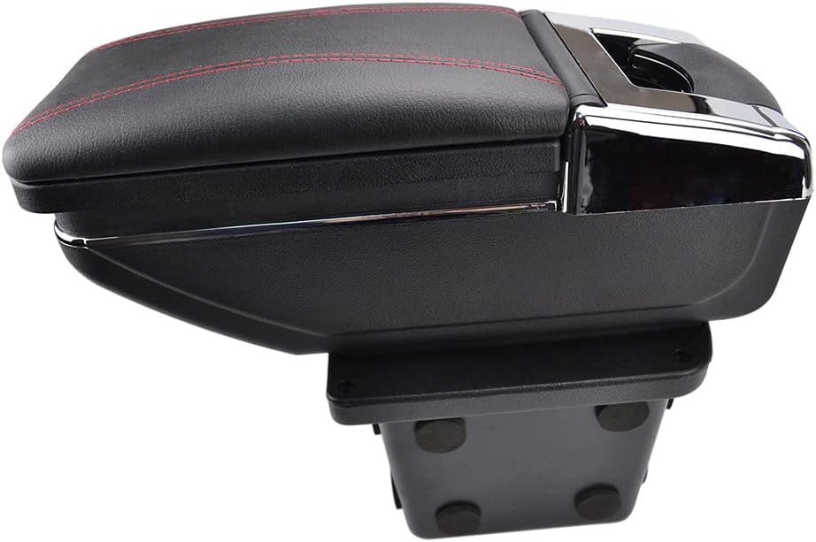 Leather Car Center Console Armrest Box Compatible with Hyundai i30 (FD) / i30cw/Hyundai Elantra Touring 2007-2008-2009-2010-2011(North America)