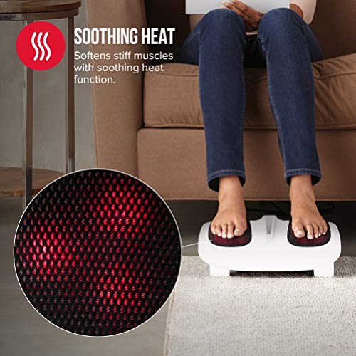 HoMedics Massage des Pieds Électrique chauffant - Appareil massant electrique Shiatsu pour pied - Option chaleur pour relaxation et détente de la voute plantaire HoMedics Massage des Pieds Électrique chauffant - Appareil massant electrique Shiatsu pour pied - Option chaleur pour relaxation et détente de la voute plantaire
