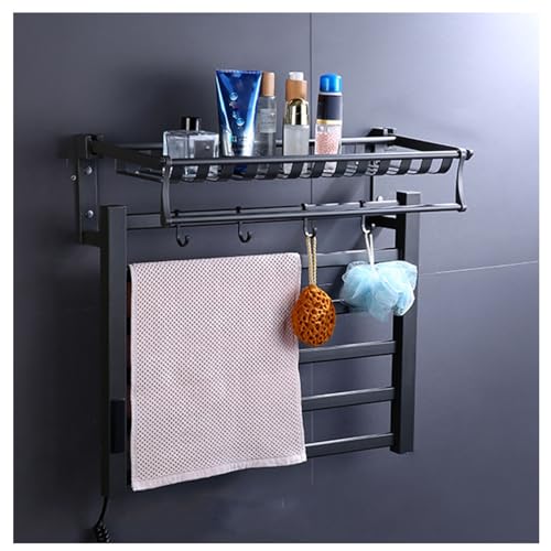 Chauffe-serviettes électrique haut de gamme avec plateau supérieur pratique