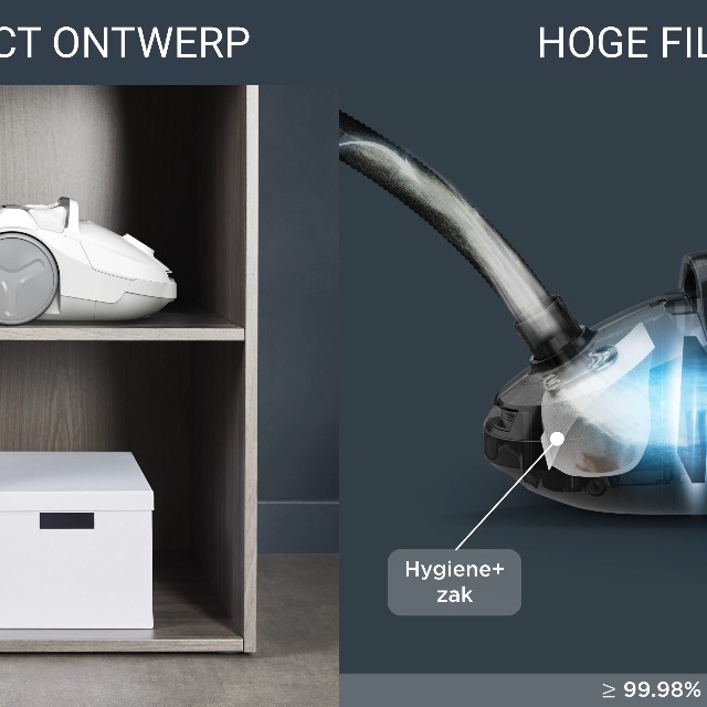 Rowenta Silence Force Cyclonic RO7230 -Stofzuiger zonder zak - Grote stofbak van 2,5 liter
