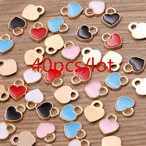 ZHANGOO 1 Bolsa 26 Estilos Mezcla de Colores aleación Metal Gota Aceite Colorido Animal encantos Planta Cuervo Colgante para DIY Pulsera fabricación de Collares Cover