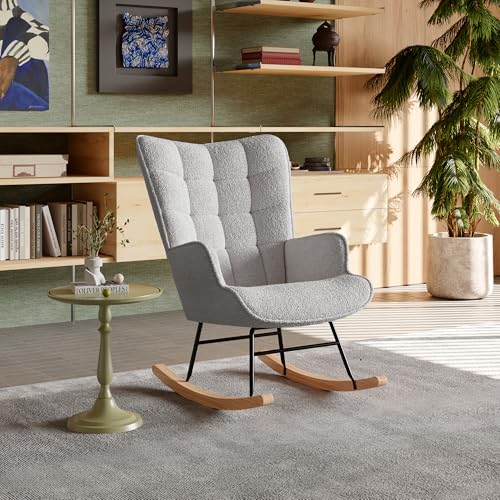 HULUWA Mecedora moderna para relajarse