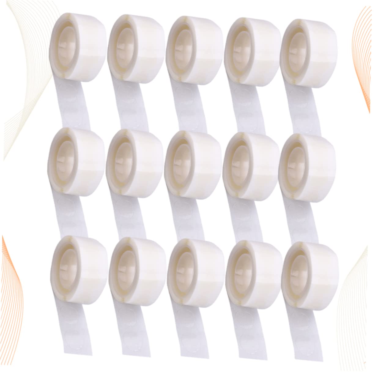 DOITOOL 3 Set Nastro Adesivo Per Palloncini Punti Colla Per Decorazioni Feste Matrimoni E Compleanni Facile Da E Rimuovere Senza Residui Punti Adesivi Per Ogni 15 * 3