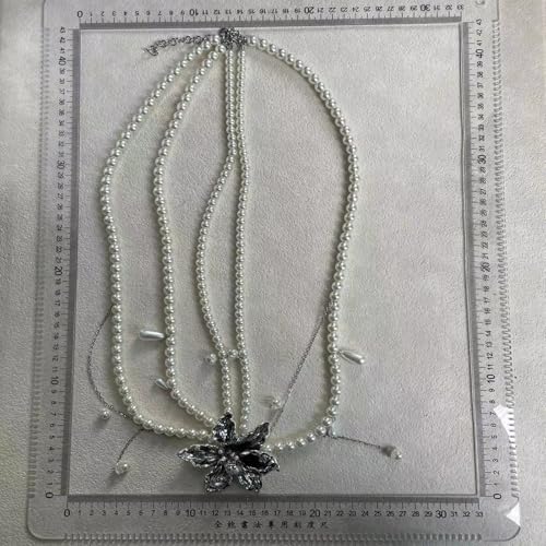 Cadena de cintura de perlas exclusivas y alta joyería corporal con pétalos 3