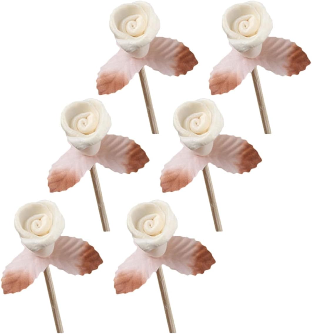 Mobestech Aromatherapy Reed Diffuser Sticks 6Pcs Natural Rattan Vines Fragrance Sticks for Home Scent Diffuser Oils Air Freshener Decoration