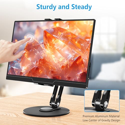 Bimo Tablet Stand Holder for ipad,Portable Monitor Stand Holder for 15.6'',16'',360°Rotate Base for 4.7''-16'' Kindle,Store Cash Register Office Reception Kitchen Desktop Display by Bimo - Image 5