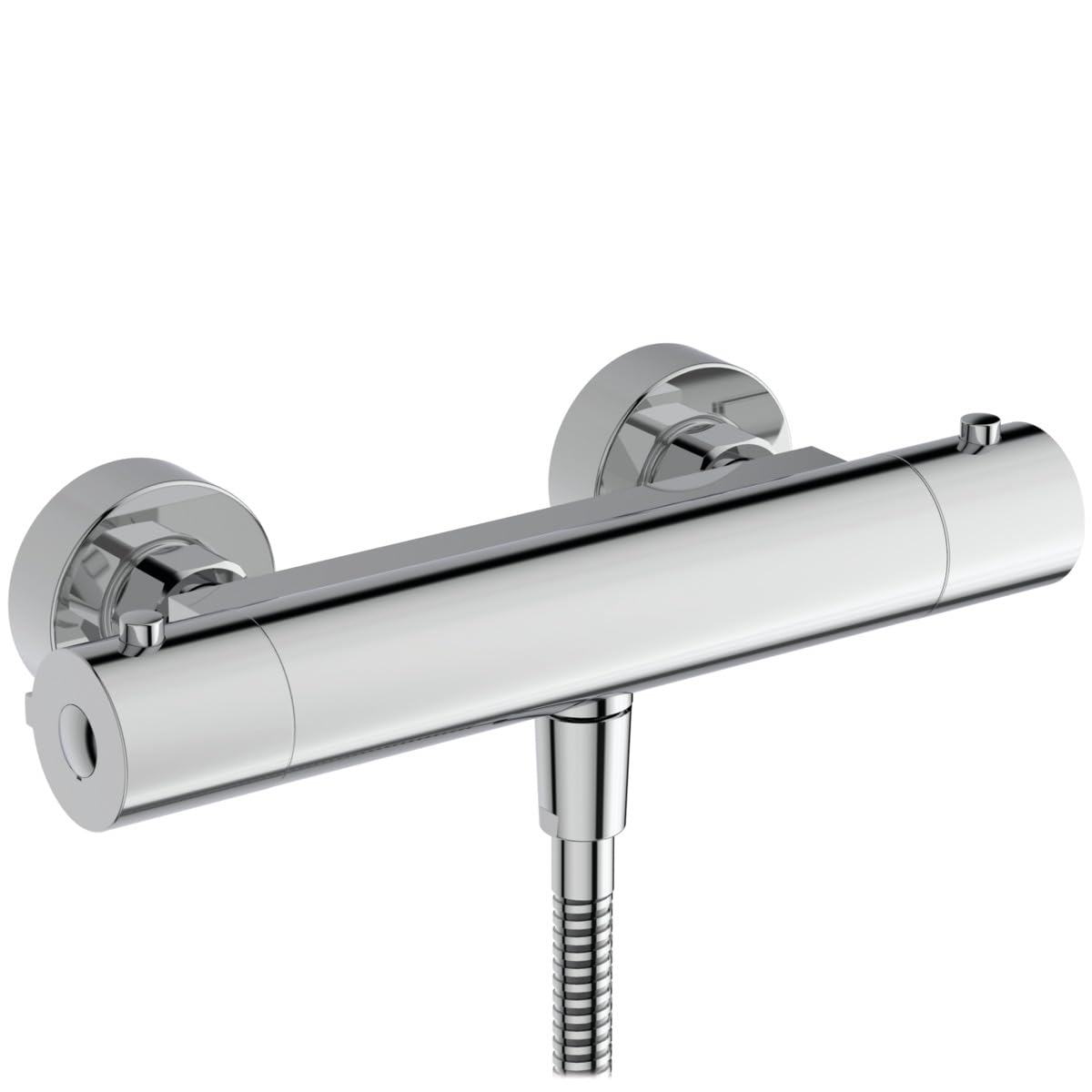 Ideal Standard - Ecotherm, Kit doccia con miscelatore termostatico, Set saliscendi doccia, Cromato