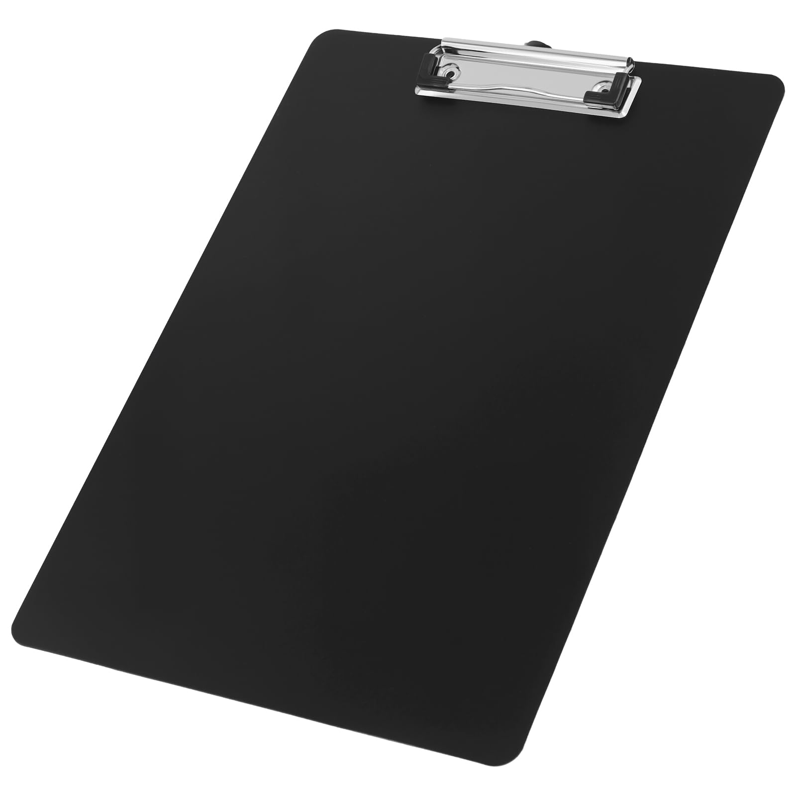 FUNSUEI Porte Bloc A4 avec Pince - Lot de 15 Porte-blocs en Plastique Noir 31,5x22,5cm - Pour Bureau, Entrepôt, École