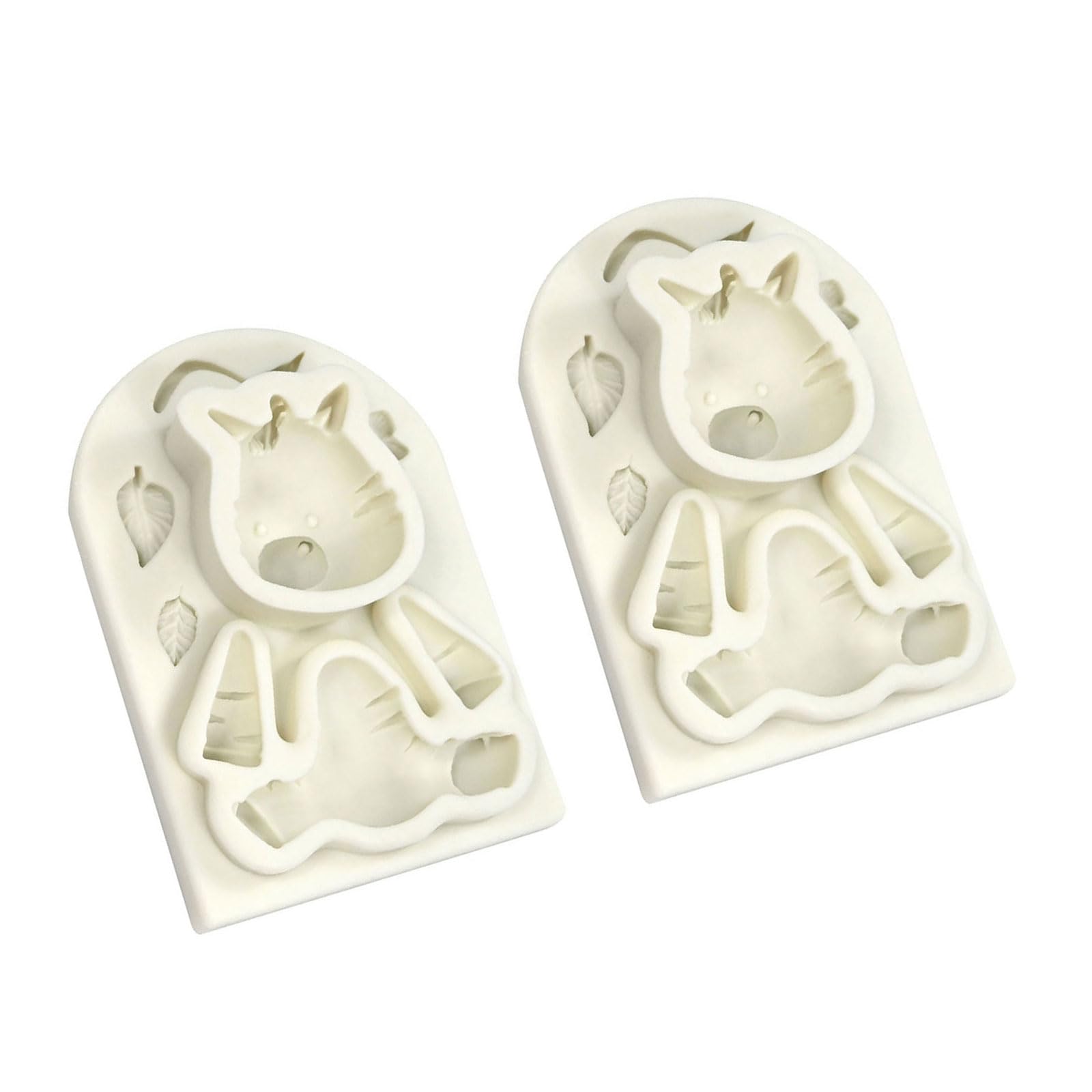 HGENAHGTF Of 2 Silicone Molds Chocolate Animal Shape Silicone Baking Dessert Cake Chocolate for Cake Candy Making Supplies