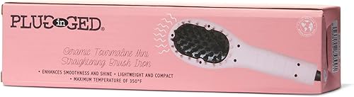 Miniatura 3 de Plancha de cepillo alisador de viaje enchufado