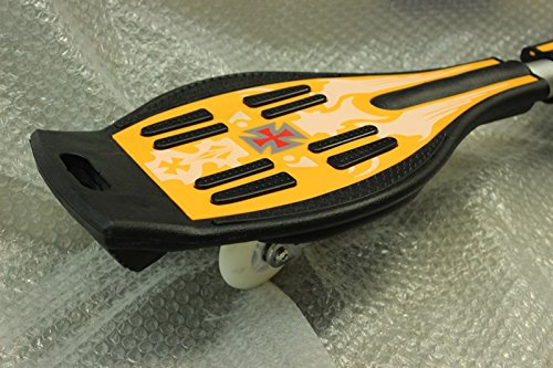DiversitySport - Monopatín waveboard con luces intermitentes en las ruedas, Yellow With Design